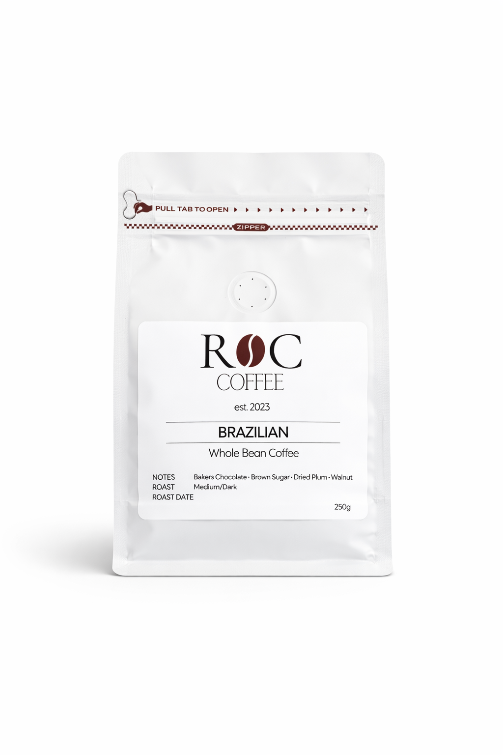 Brazil Medium Roast Whole Bean 250g